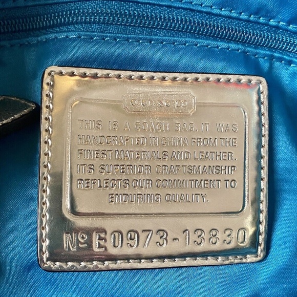 Coach Poppy Pop C Glam Spotlight Colorful Signature Shoulder Handbag Tote - Picture 6 of 7